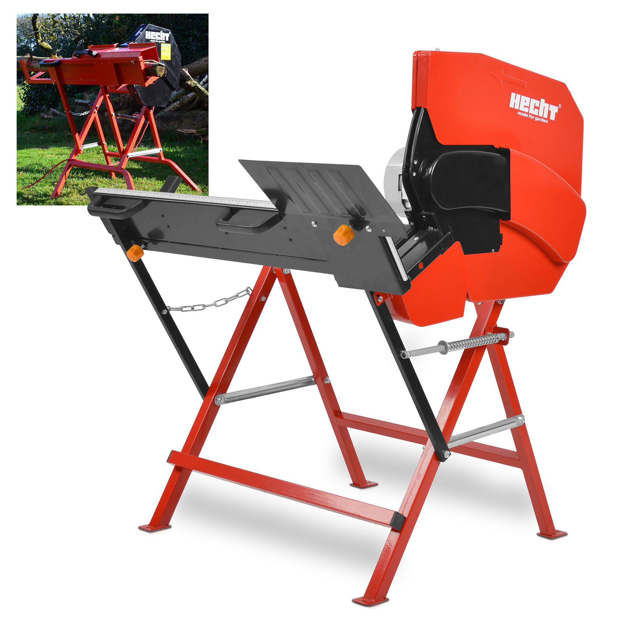 Hecht Wippkreissäge 8220 Elektro 2200W mit 405 mm HM Sägeblatt, Längenansch günstig online kaufen