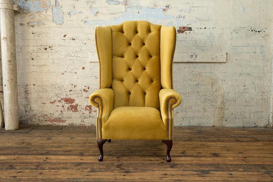 Xlmoebel Ohrensessel Chesterfield Polstersessel Klassischer Premium Stuhl #130 (1-St., Chesterfield Polstersessel), Made in Europa
