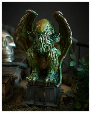 Horror-Shop Dekofigur Grüne Cthulhu Statue mit Flügel 32cm
