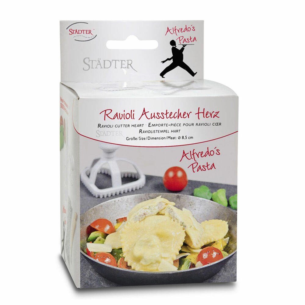 STÄDTER Ravioliform Alfredos Pasta Herz 8.5 cm