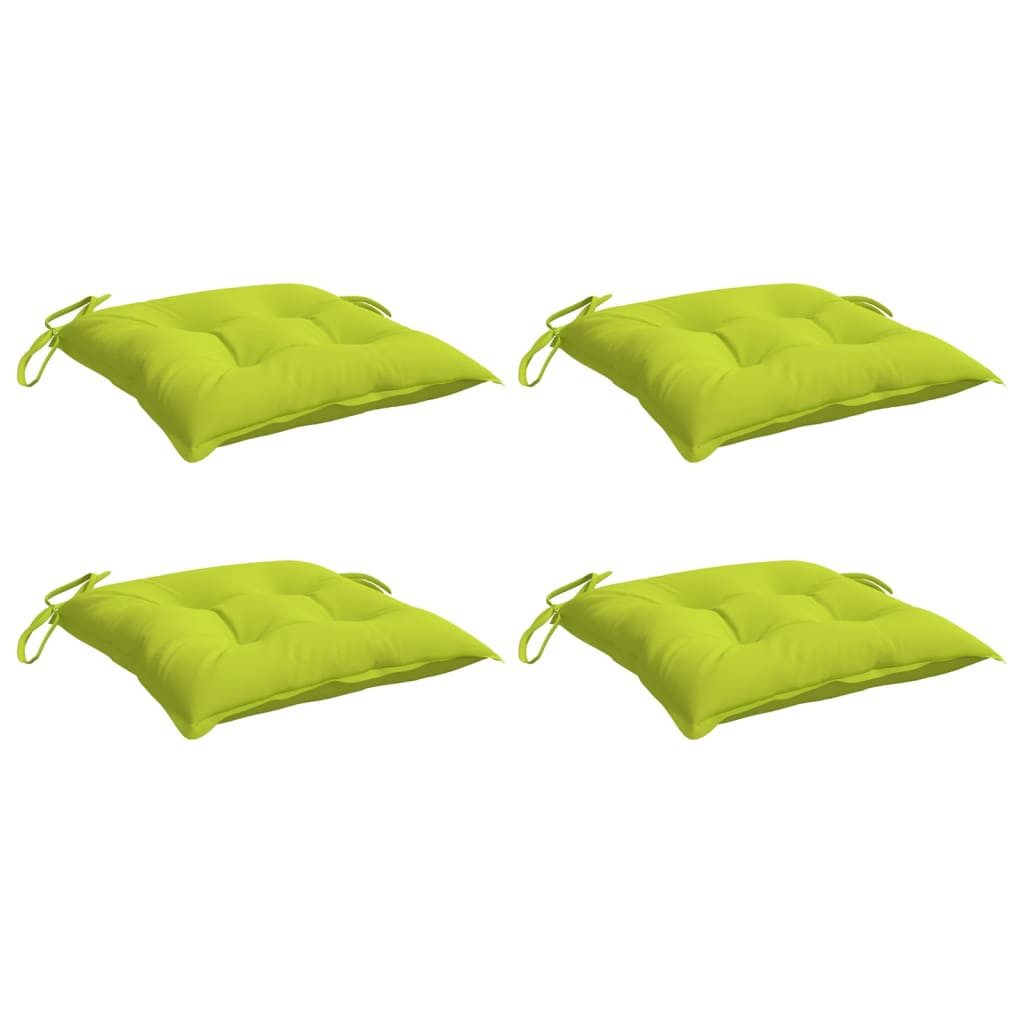 vidaXL Sitzauflage Palettenkissen 4 Stk. Hellgrün günstig online kaufen