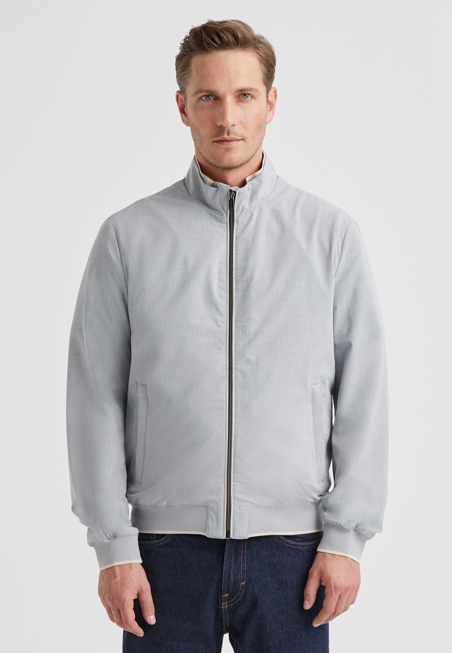 Milestone Blouson MSLando Herren Übergangsjacke Jacke klassisch normale Passform