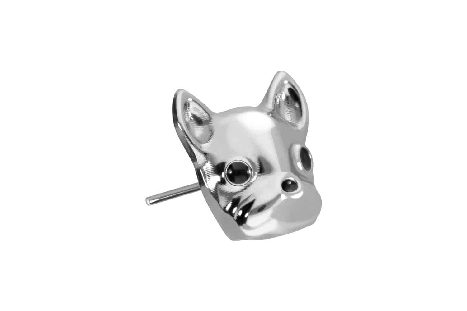 Piercing-Set Titan Aufsatz mit Push Pin BULLDOGGE
