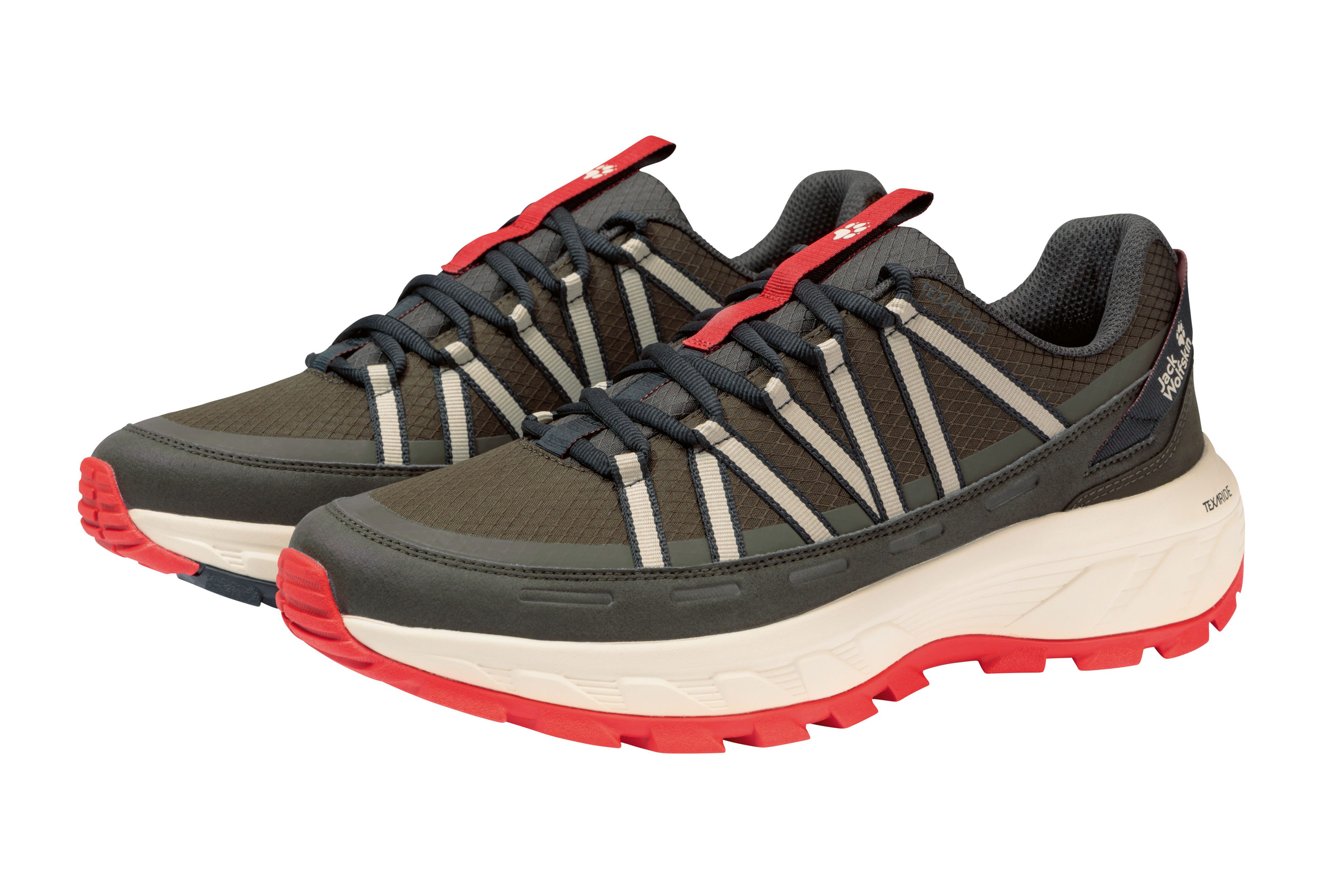 Jack Wolfskin WILD HIKE TEXAPORE LOW M Wanderschuh wasserdicht, Trekkingschuh