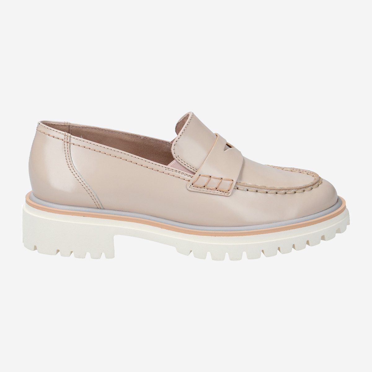 Paul Green 2879-041, Slipper & Mokassin in Beige für Damen Slipper