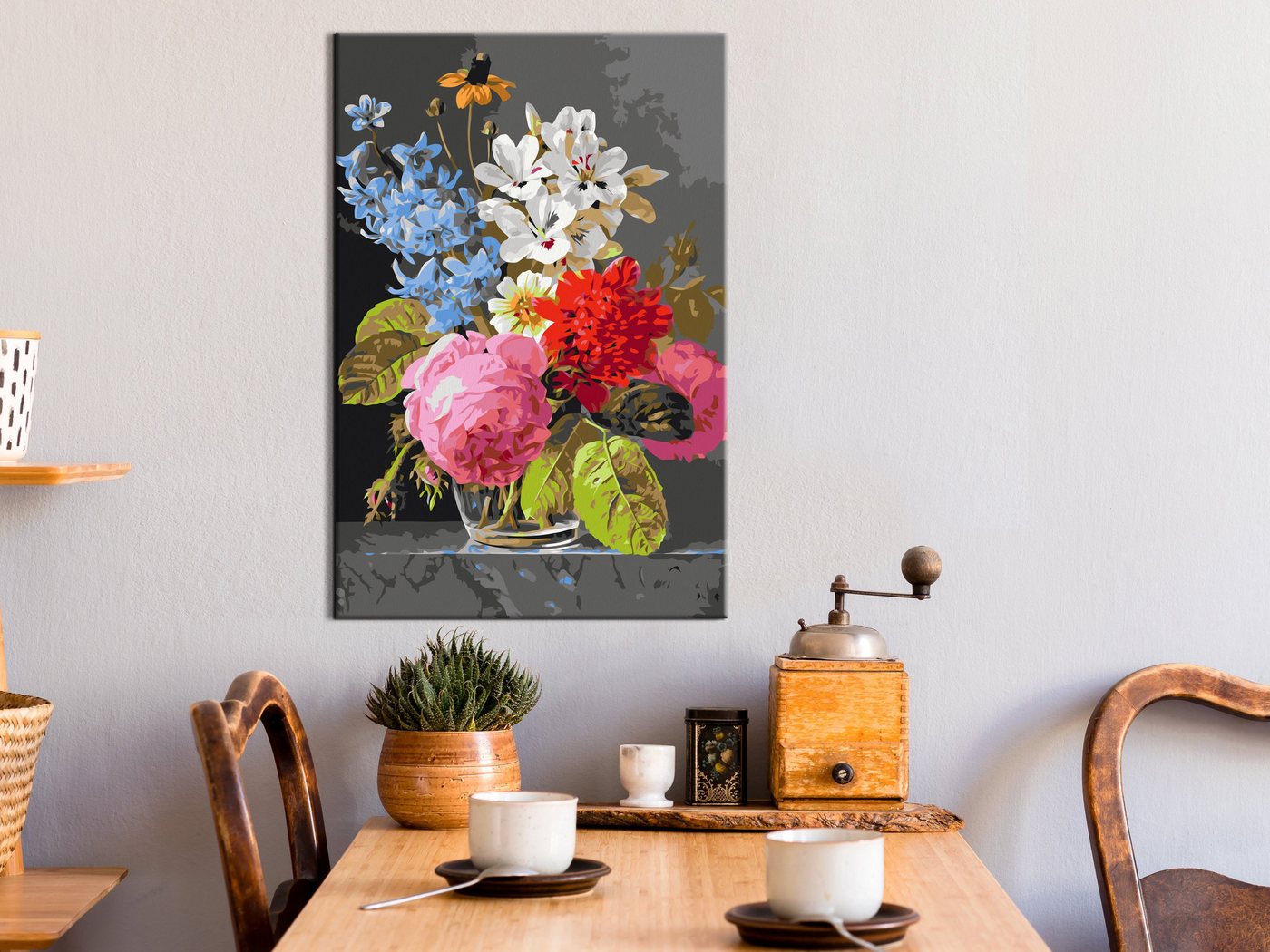 Thumbnail - Artgeist Malen nach Zahlen Bouquet in a Glass