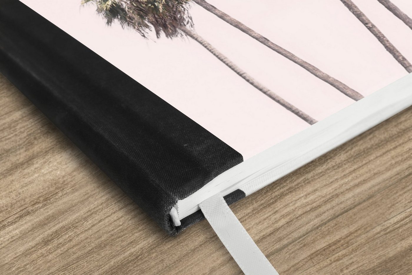 Thumbnail - MuchoWow Notizbuch Palmen - Grün - Natur - Beige, Journal, Merkzettel, Tagebuch, Notizheft, A5, 98 Seiten, Haushaltsbuch