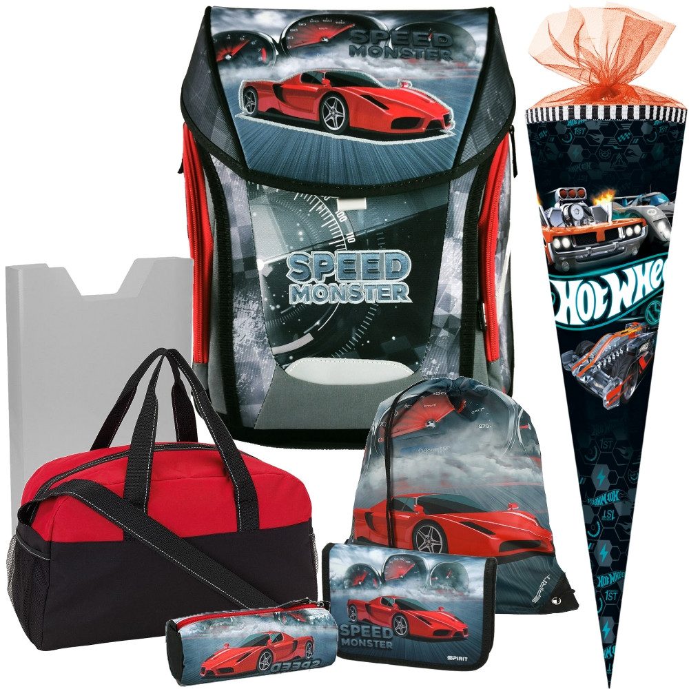 mit Sporttasche Trinkflasche Schultüte N