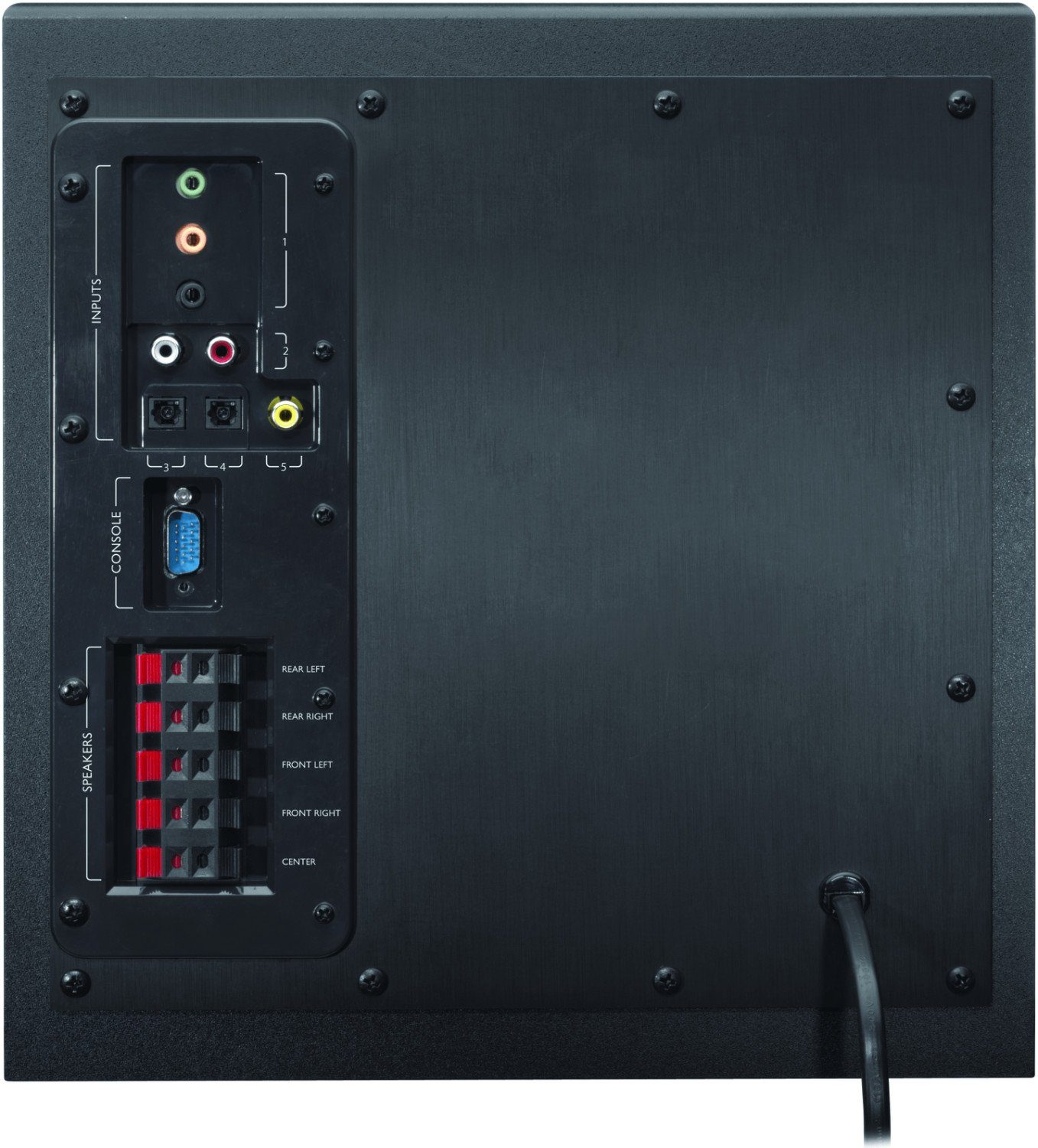 Logitech Z906 5.1 5.1 Lautsprecher System (500 W) 5.1 Soundsystem (Digital Audio Out (1x), Klinke 3.5mm In (1x)