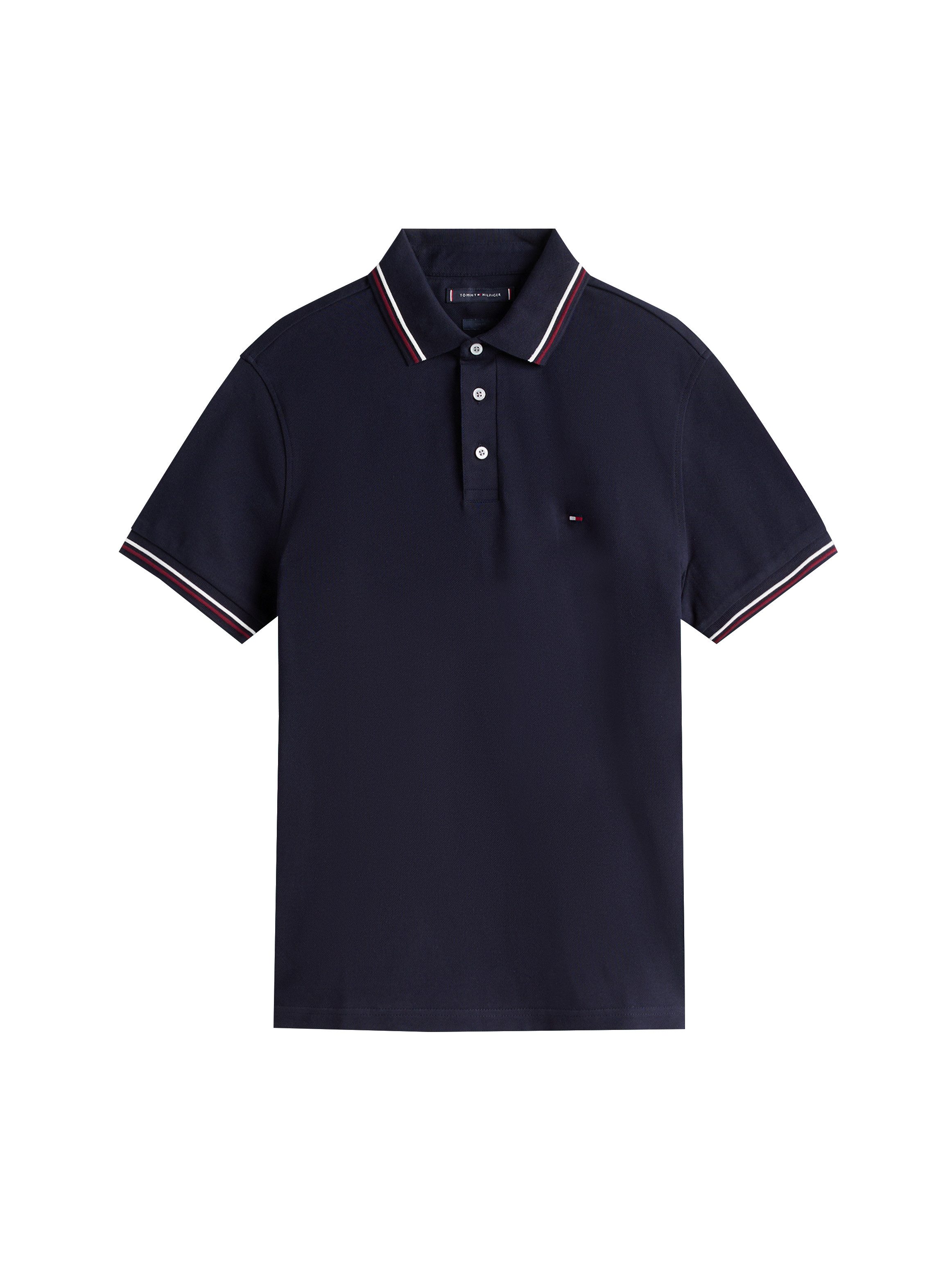 Tommy Hilfiger Poloshirt TIPPED SLIM FIT POLO mit Kontrast-Details günstig online kaufen