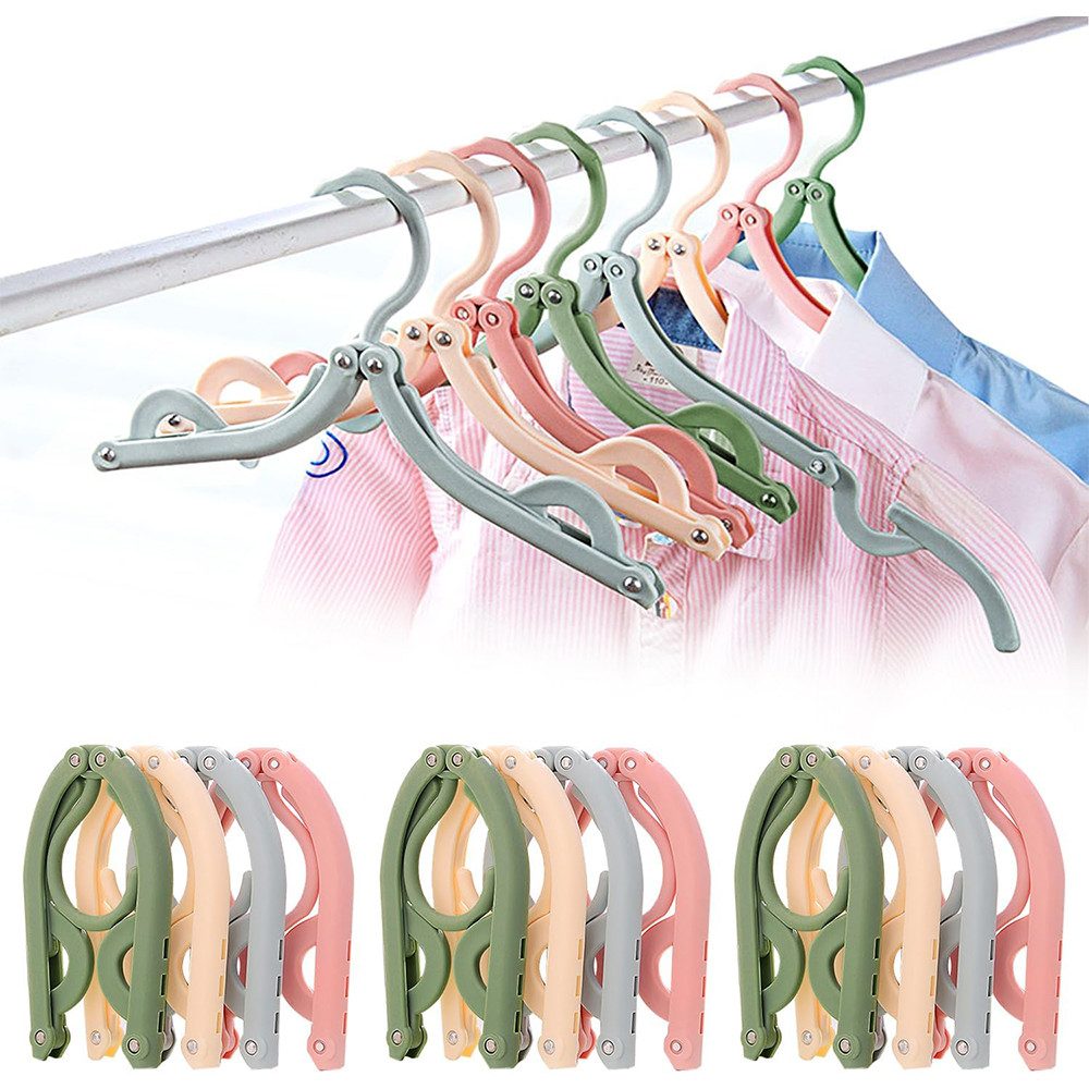 TUWENA Kleiderbügel 12 Stück Reise-Kleiderbügel, tragbar und faltbar, (12-tlg)