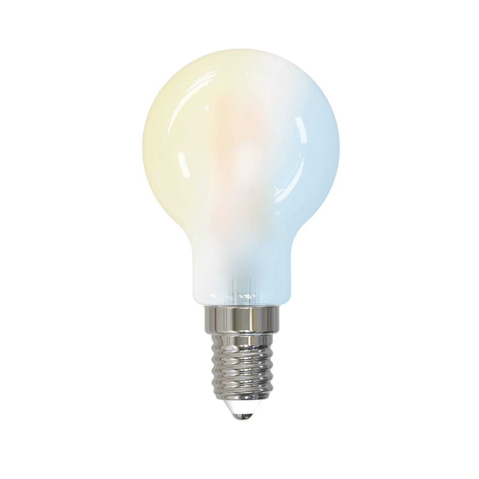 LUUMR LED-Leuchtmittel Smart LED P45, E14, Farbwechsel warmweiß / tageslicht