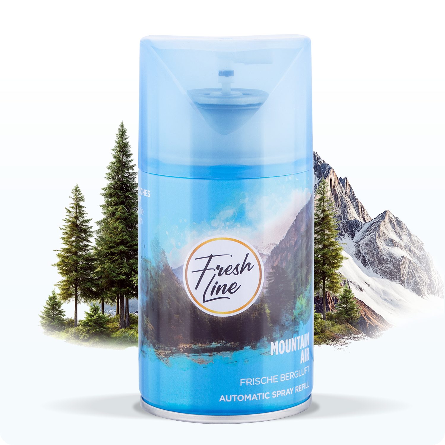 Fresh Line Raumduft Nachfüllspray 250 ml – Für automatischen Zerstäuber, Für handelsübliche Zerstäuber – für private und gewerbliche Räume