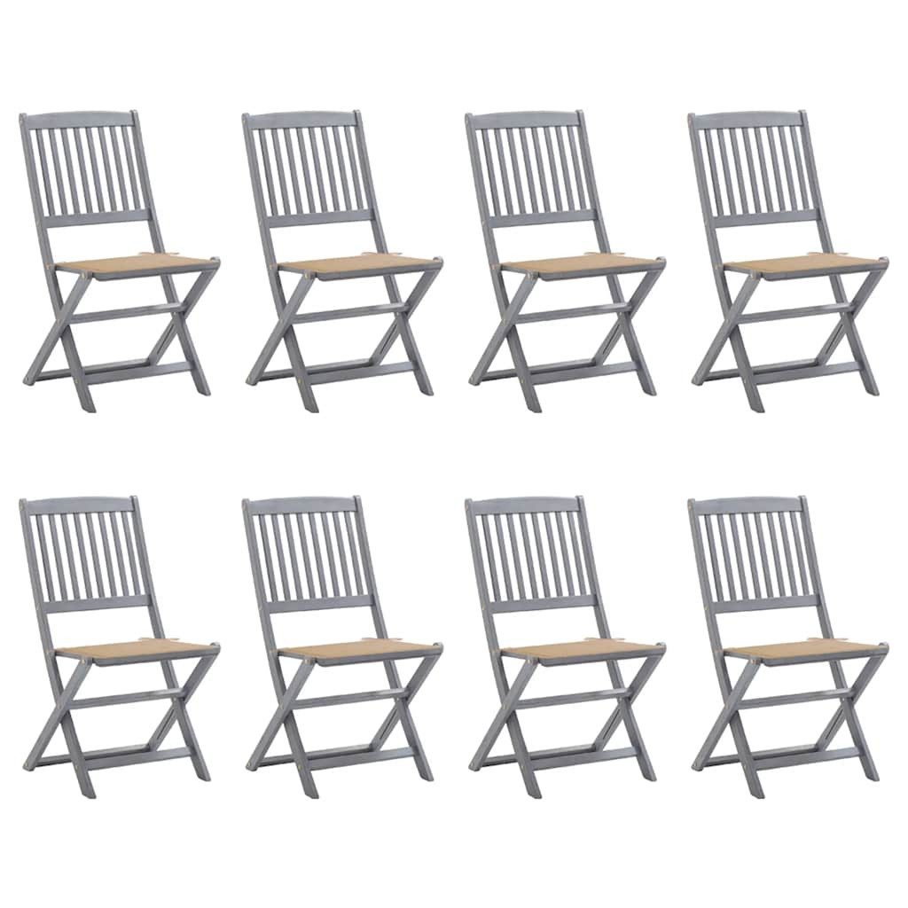 vidaXL Gartenstuhl Klappbare Gartenstühle 8 Stk. günstig online kaufen