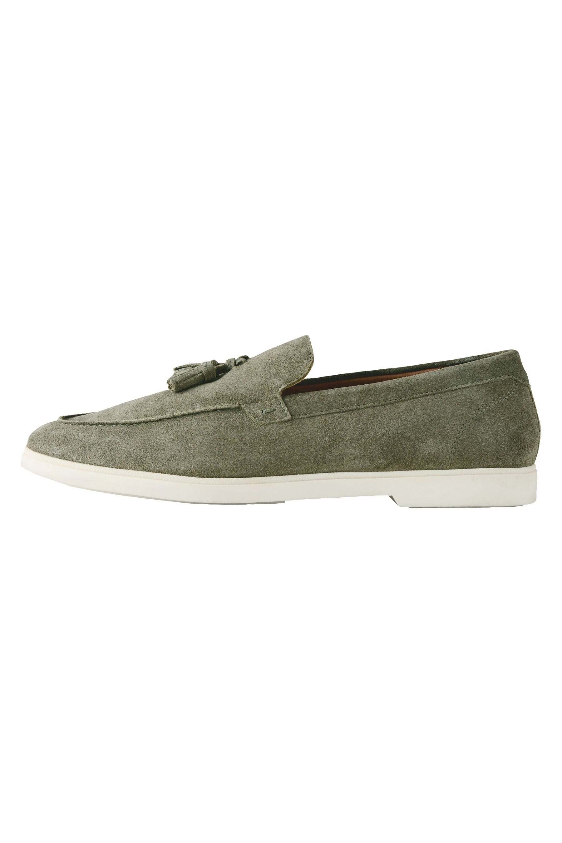 Next Slipper aus Veloursleder mit Quastendetail Loafer (1-tlg)