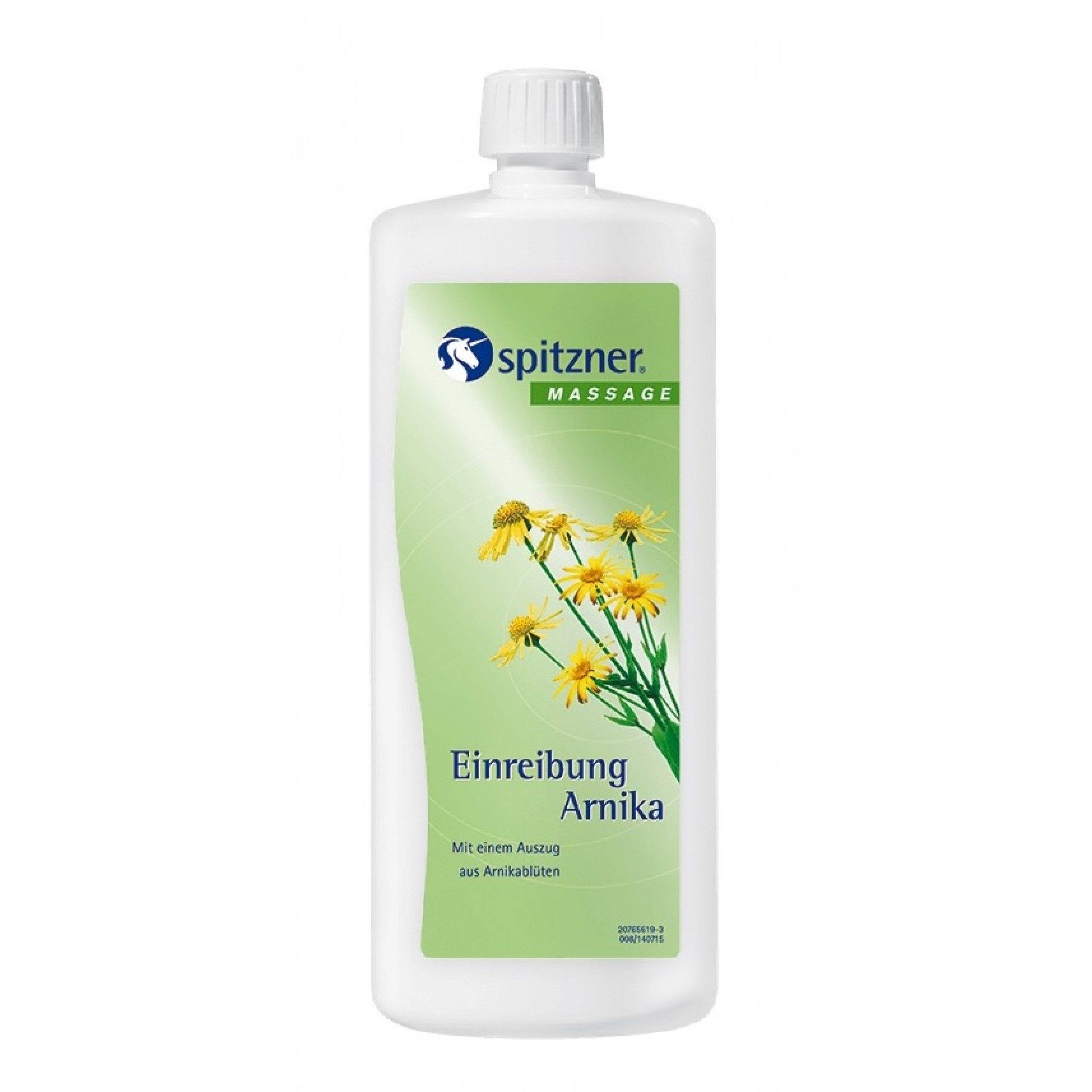Spitzner Massageöl Spitzner Einreibung Arnika 1 Liter (1000 ml) angenehm kühlend