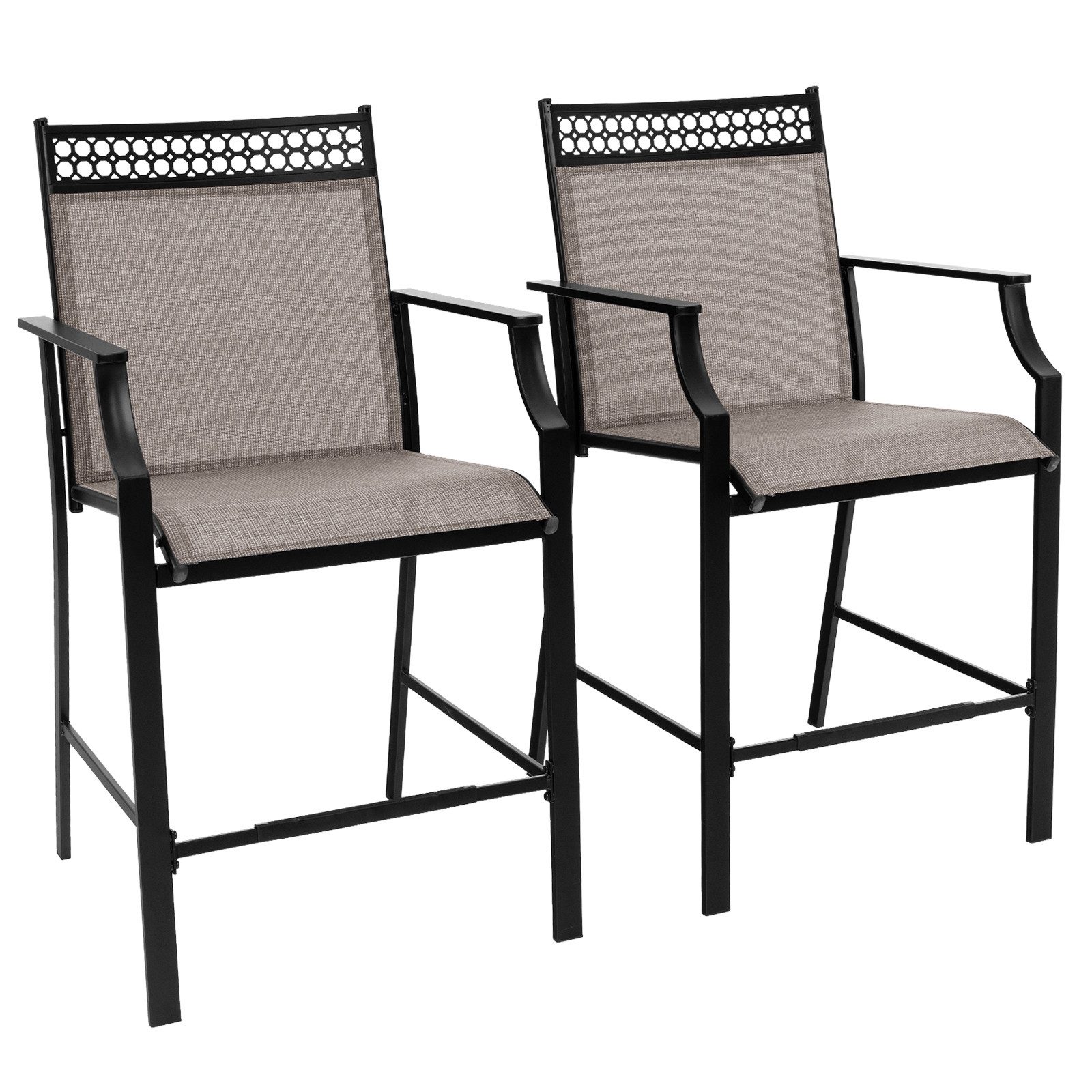 COSTWAY Gartenstuhl (2 St), Balkonstühle, Sitzhöhe günstig online kaufen