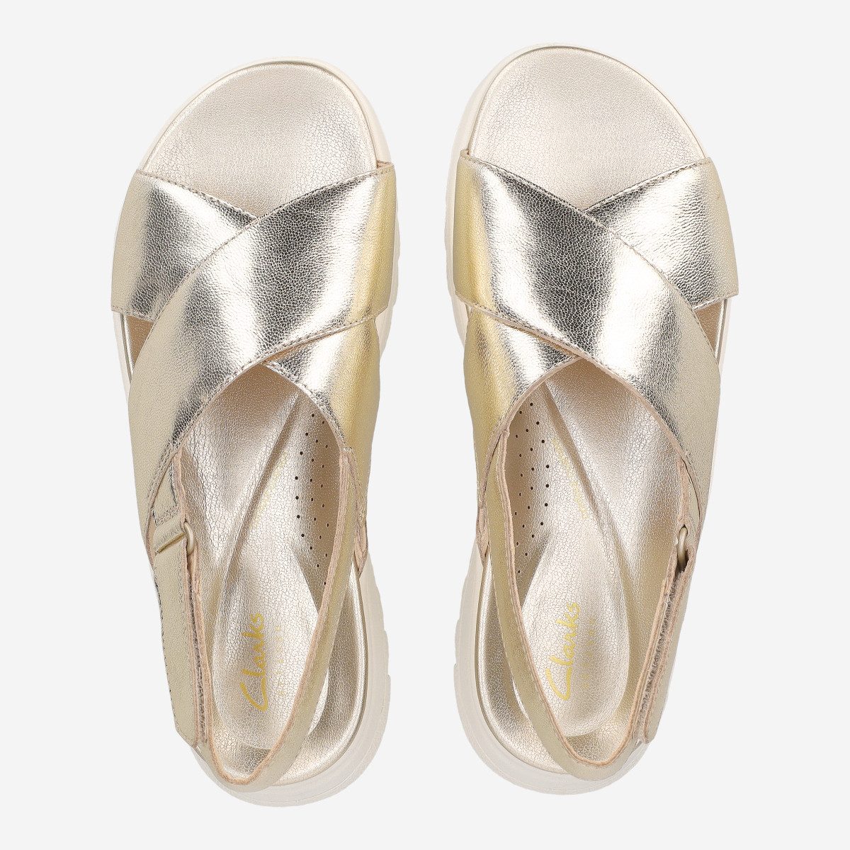 Clarks Clarks DashLite Wish 26185882 4, Sandaletten, Gold, Damen Sandalette