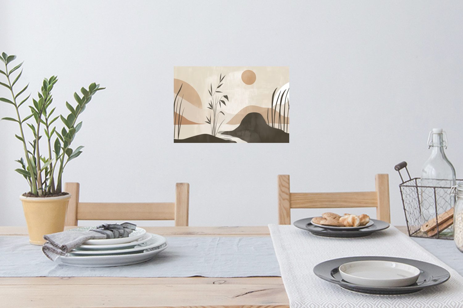 MuchoWow Wandsticker Japandi - Landschaft - günstig online kaufen