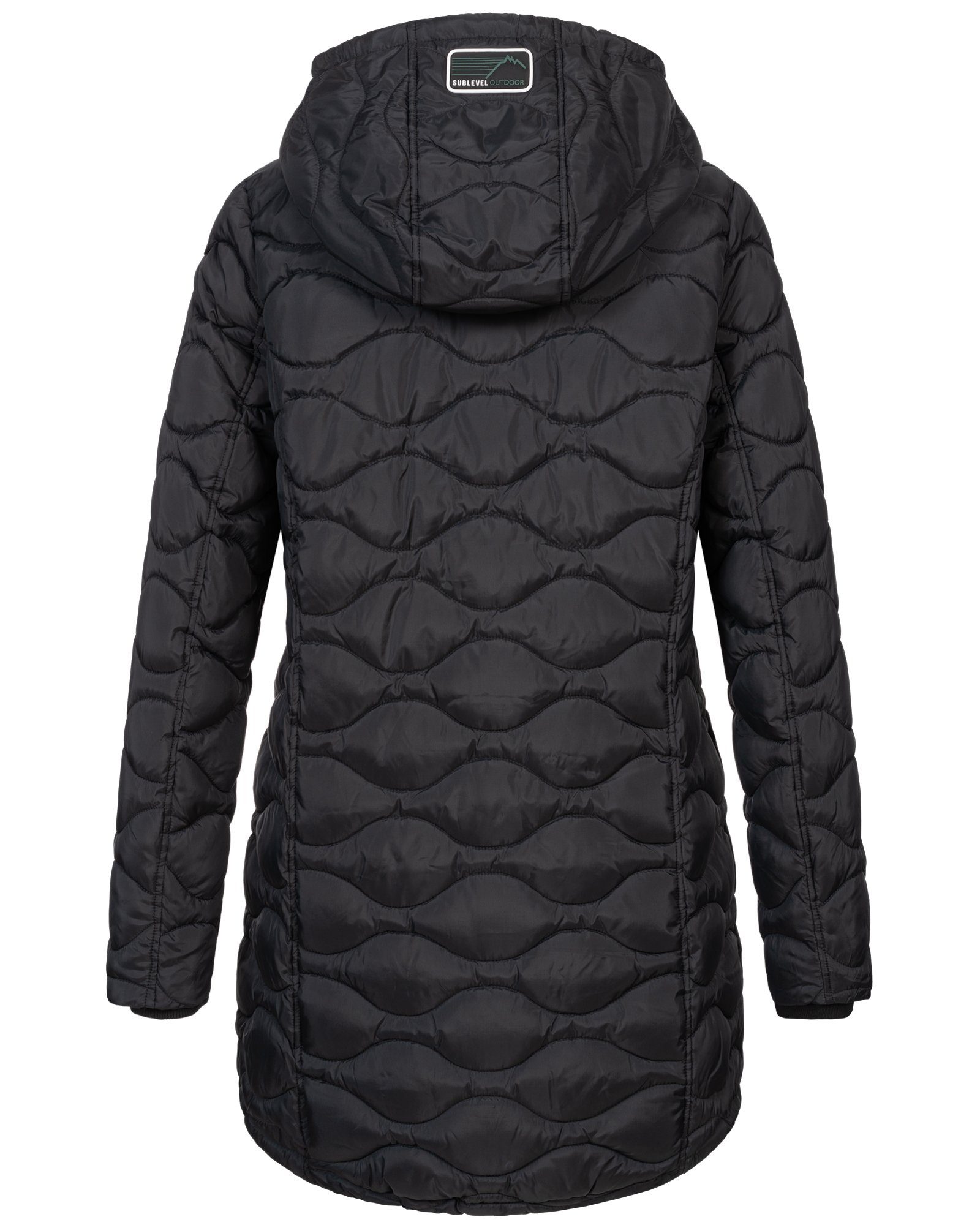 SUBLEVEL Steppjacke Damen Winter Jacke Mantel Parka Steppjacke Steppmantel Wintermantel – Bild 3 von 3