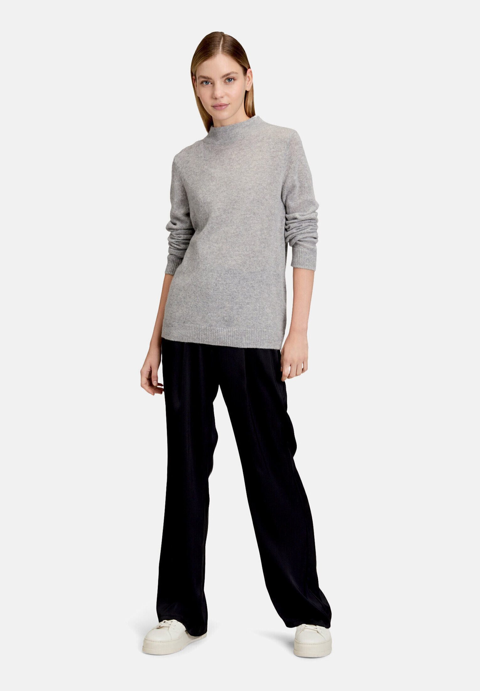 Betty Barclay Strickpullover Damen mit Stehkragen (1-tlg)