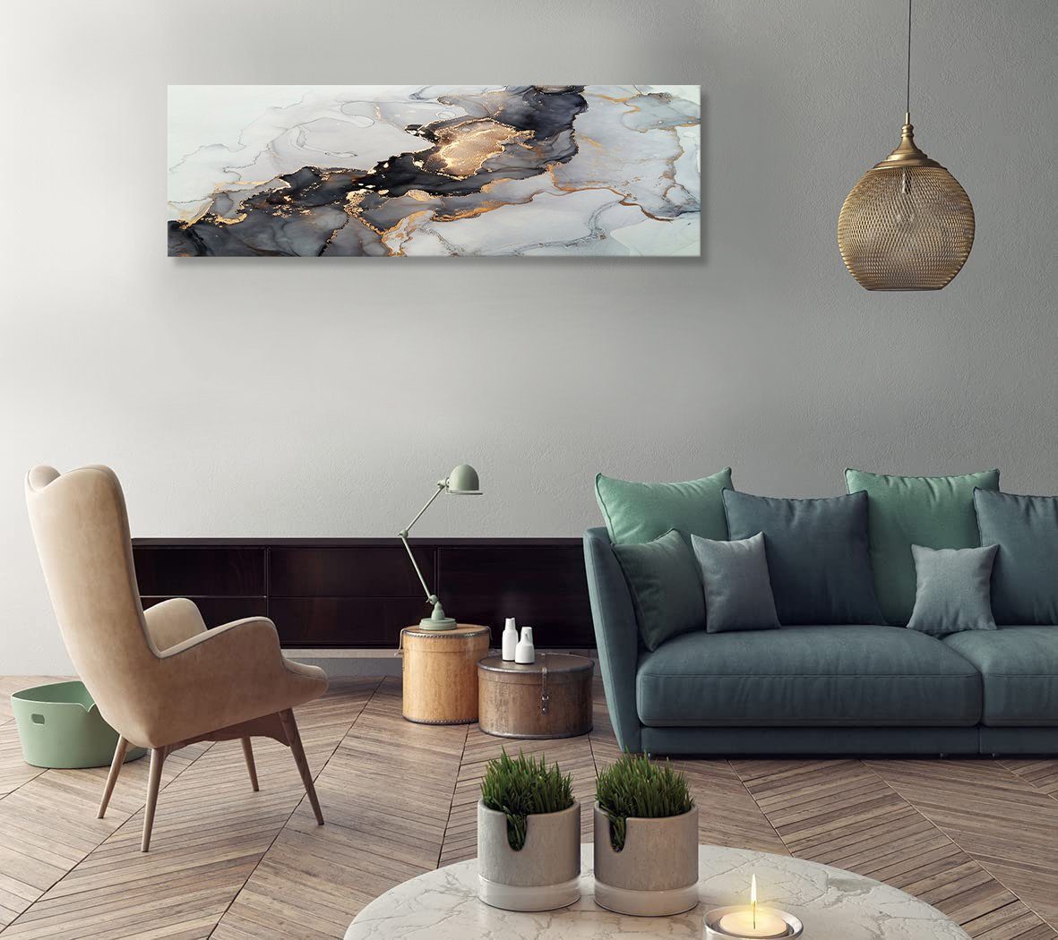Visario Leinwandbild 1-teiliges Bild auf Leinwand fertig gerahmt Maße 120 x günstig online kaufen