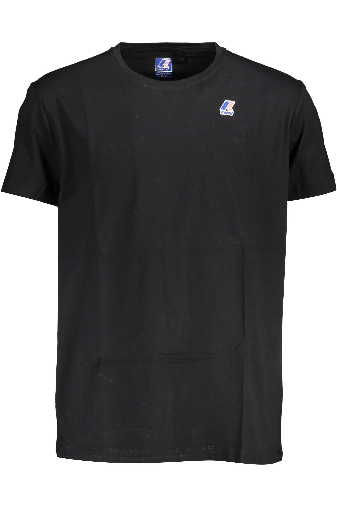 K-Way T-Shirt Kurzarm Herren T-Shirt Schwarz mit Rundhals und