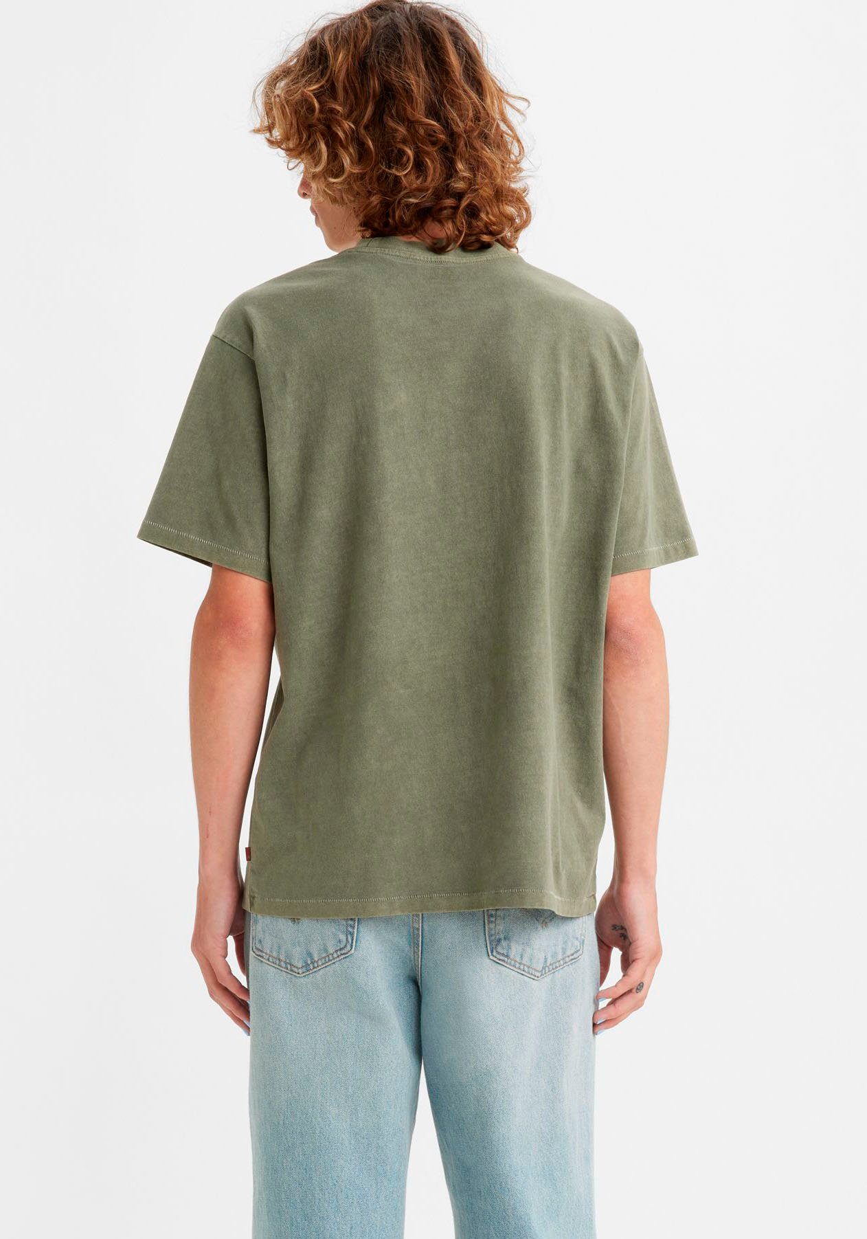 Levi's® Rundhalsshirt LE RED im garment Design klassischen TEE Levi's® TAB thyme VINTAGE dye