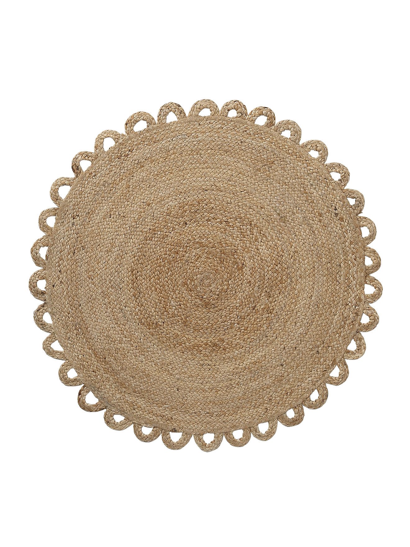 vertbaudet Kinderteppich Runder Kinderzimmer Juteteppich FESTON