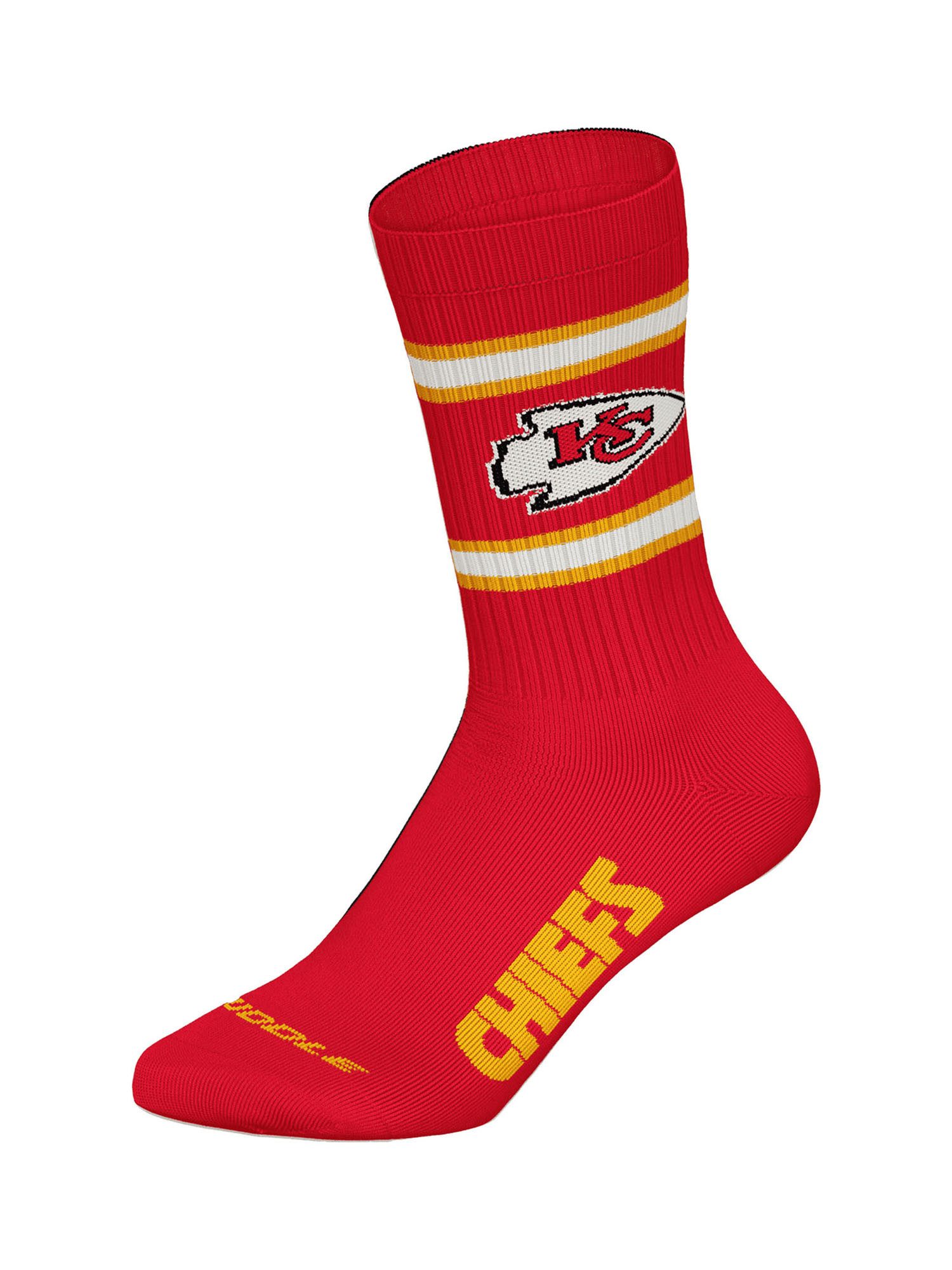 NFL Freizeitsocken Kansas City Chiefs Crew (6-Paar) Casual Socken, Alltagssocken, Bequeme Socken