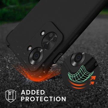 kwmobile Handyhülle Hülle für OnePlus Nord 2T 5G, mit Metall Kette zum Umhängen - Silikon Handy Cover Case Schutzhülle