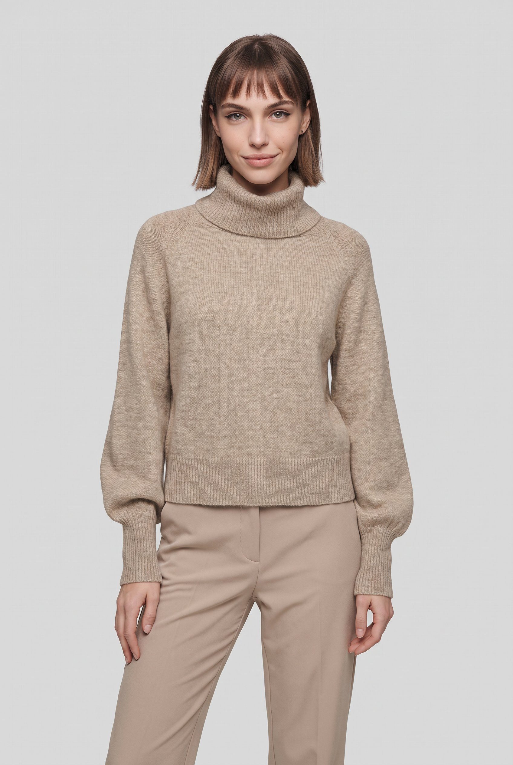 ONLY Rollkragenpullover ONLOLIVIA LS ROLL NECK CC KNT Materialmix, regular fit