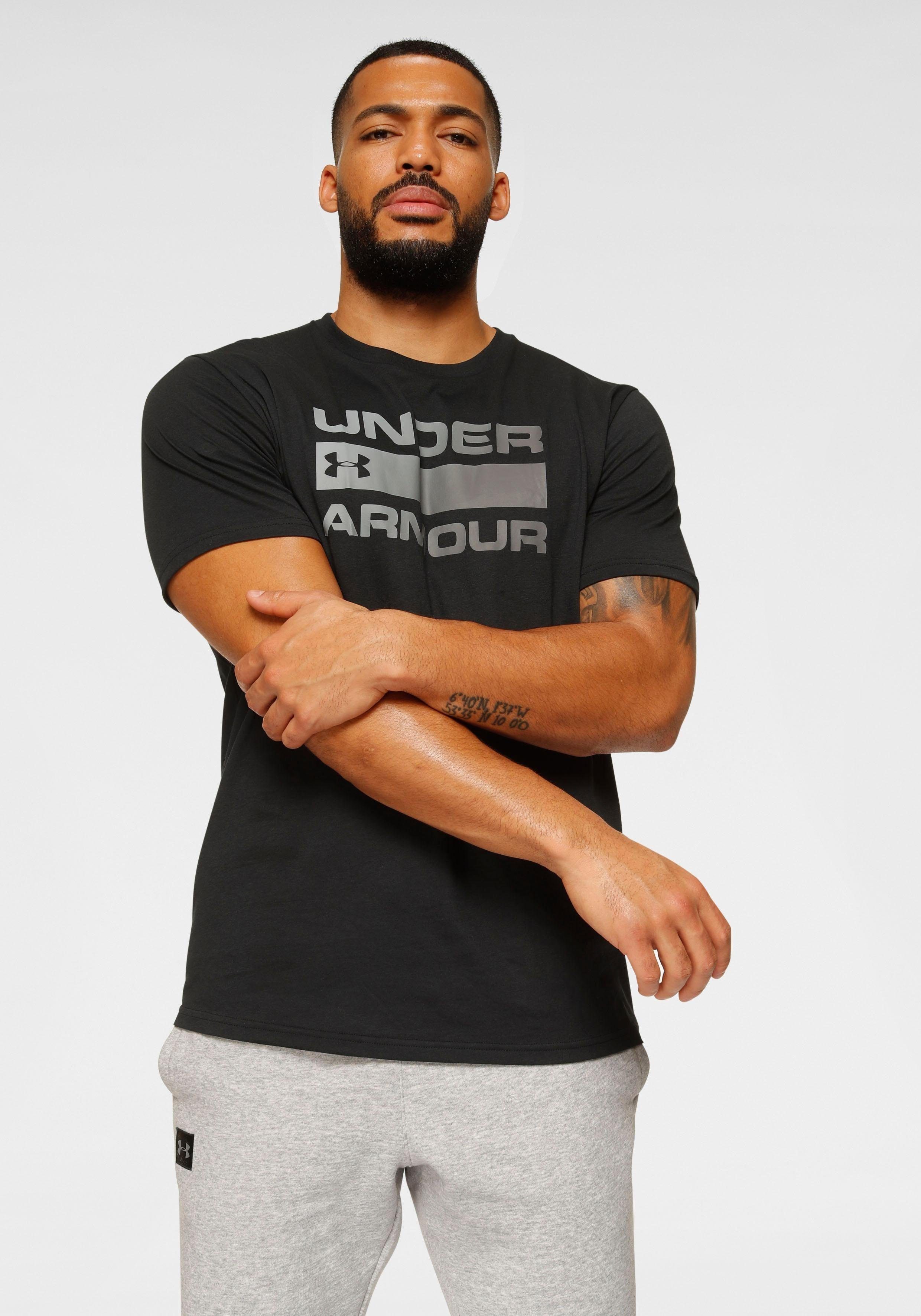 Under Armour® T-Shirt UA TEAM ISSUE WORDMARK SS schwarz