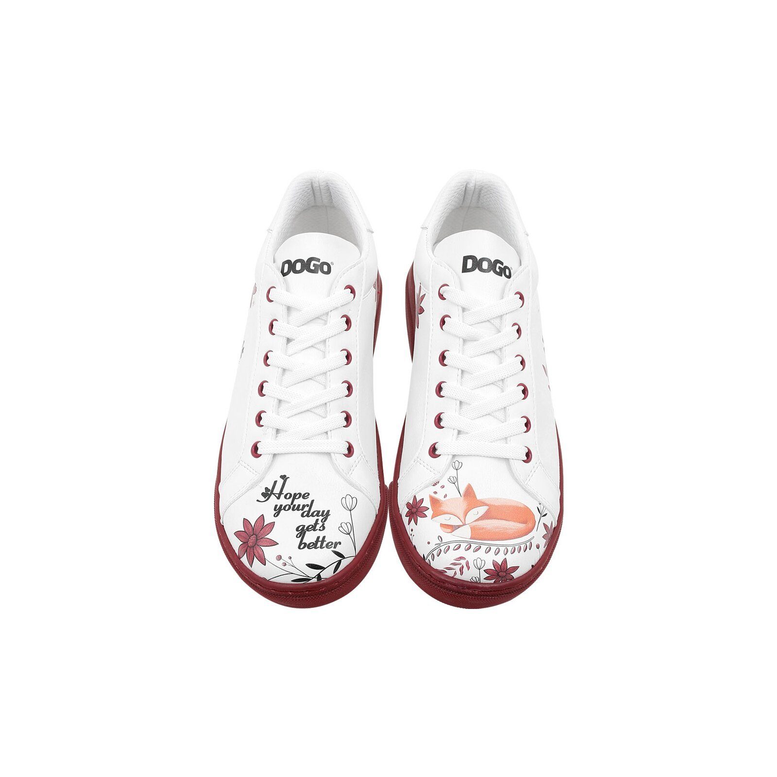 DOGO Ace Low-Top Sneaker Spirit Animal Damen Sneaker Sneaker Handgefertigt