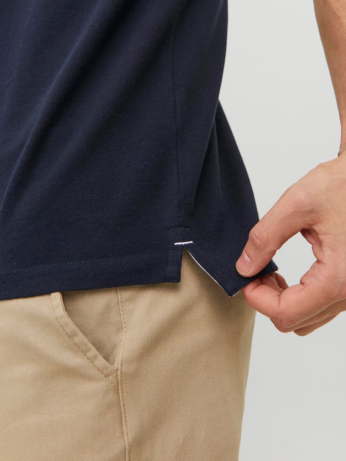 Jack & Jones Poloshirt JJEPAULOS POLO SS NOOS Baumwolle, slim fit günstig online kaufen