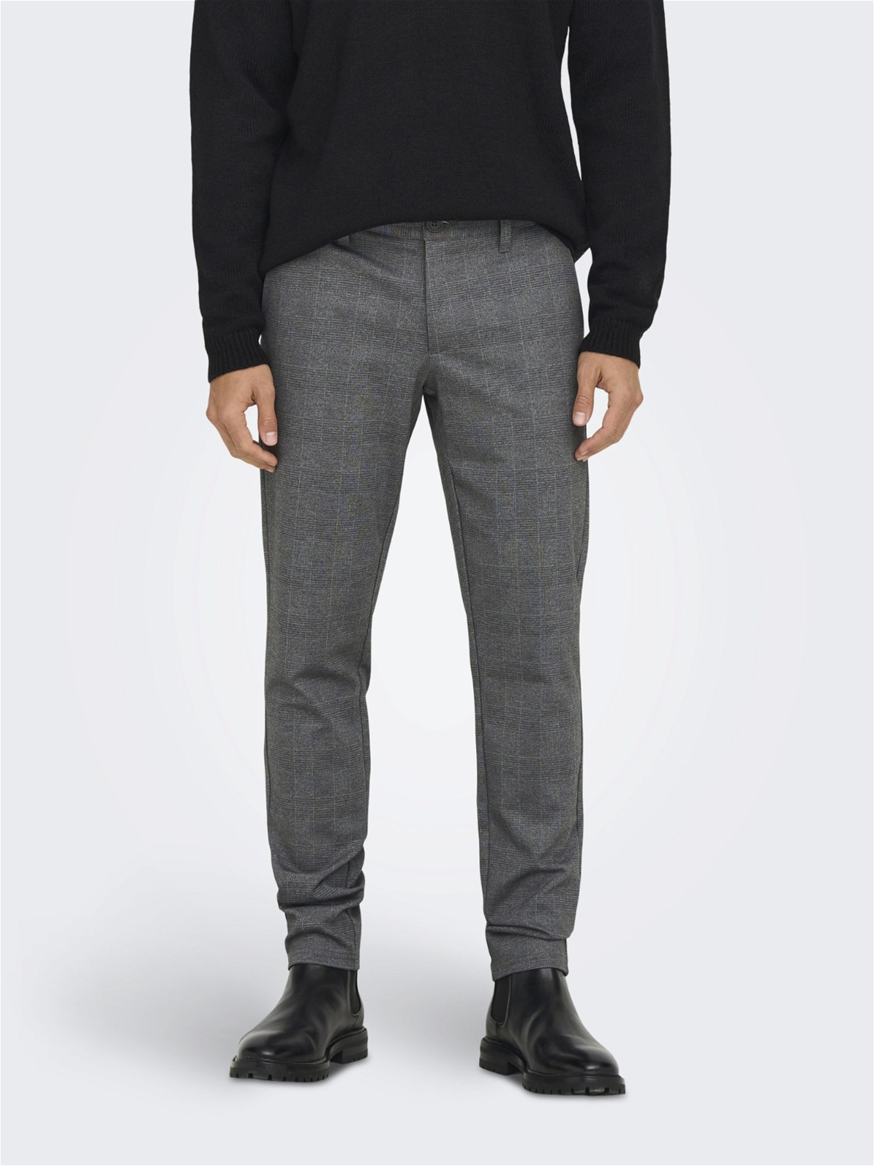 ONLY & SONS Chinohose Stoffhose Karierte günstig online kaufen