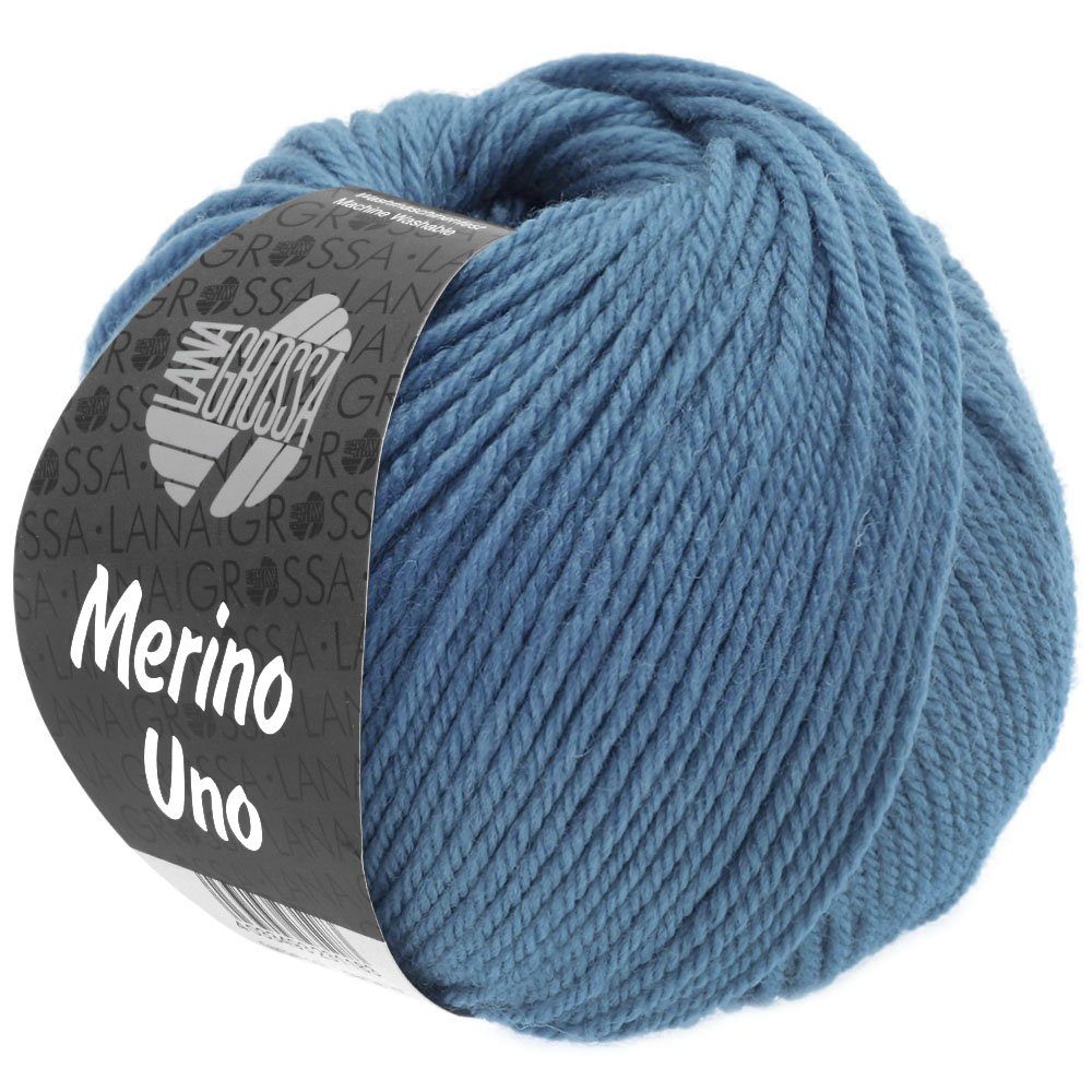 LANA GROSSA MERINO UNO Häkelwolle, 125 m (Extrafeine Merinowolle mit Superwash-Ausrüstung), 50 g