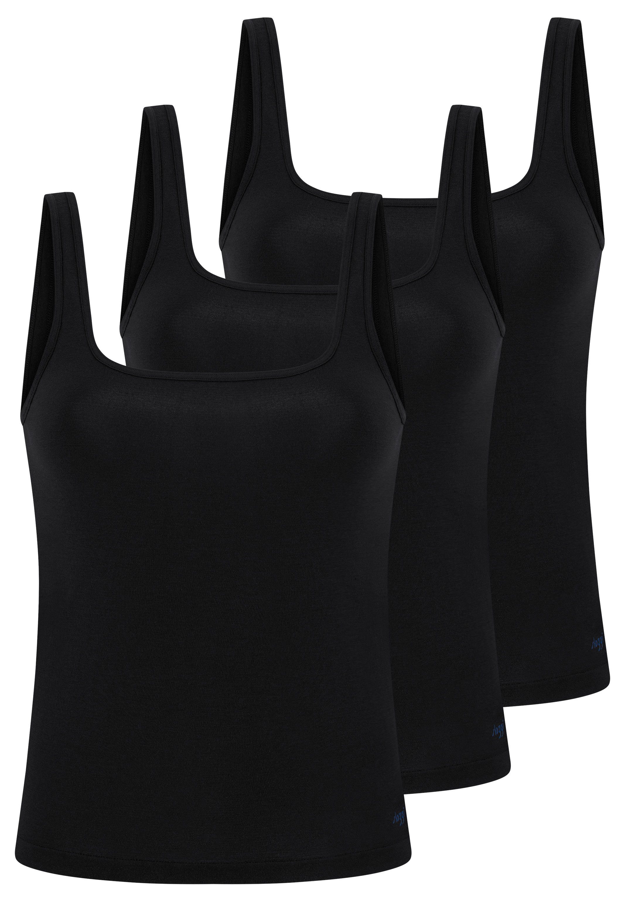 sloggi Unterhemd 3er Pack GO Sense (Spar-Set, 3-St) Unterhemd / Top - Nahtlos - Tank Top in modern-puristischem Design