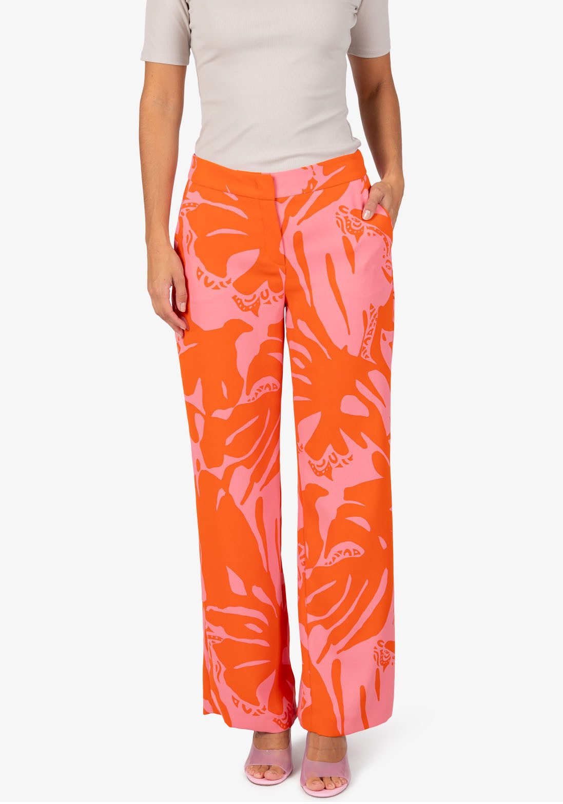Sportalm Kitzbühel Palazzohose mit Tropicalprint günstig online kaufen