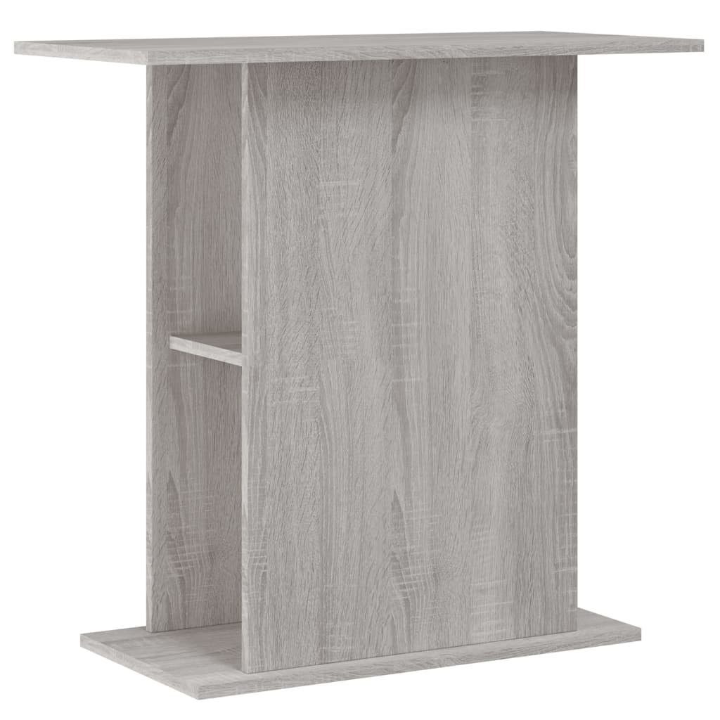 Aquariumunterschrank Aquariumständer Grau Sonoma 36x75x72,5 cm Spanplatte Aquarium Untersta