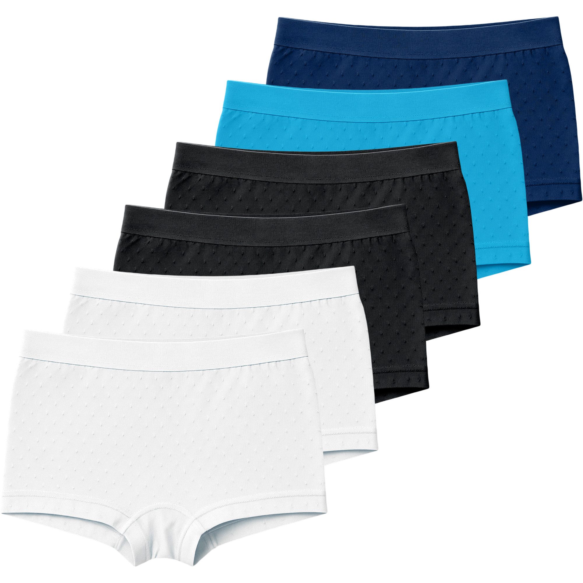 Panty 6 Damen Panty Panties Slip Microfaser Hotpants Unterwäsche Boxershorts