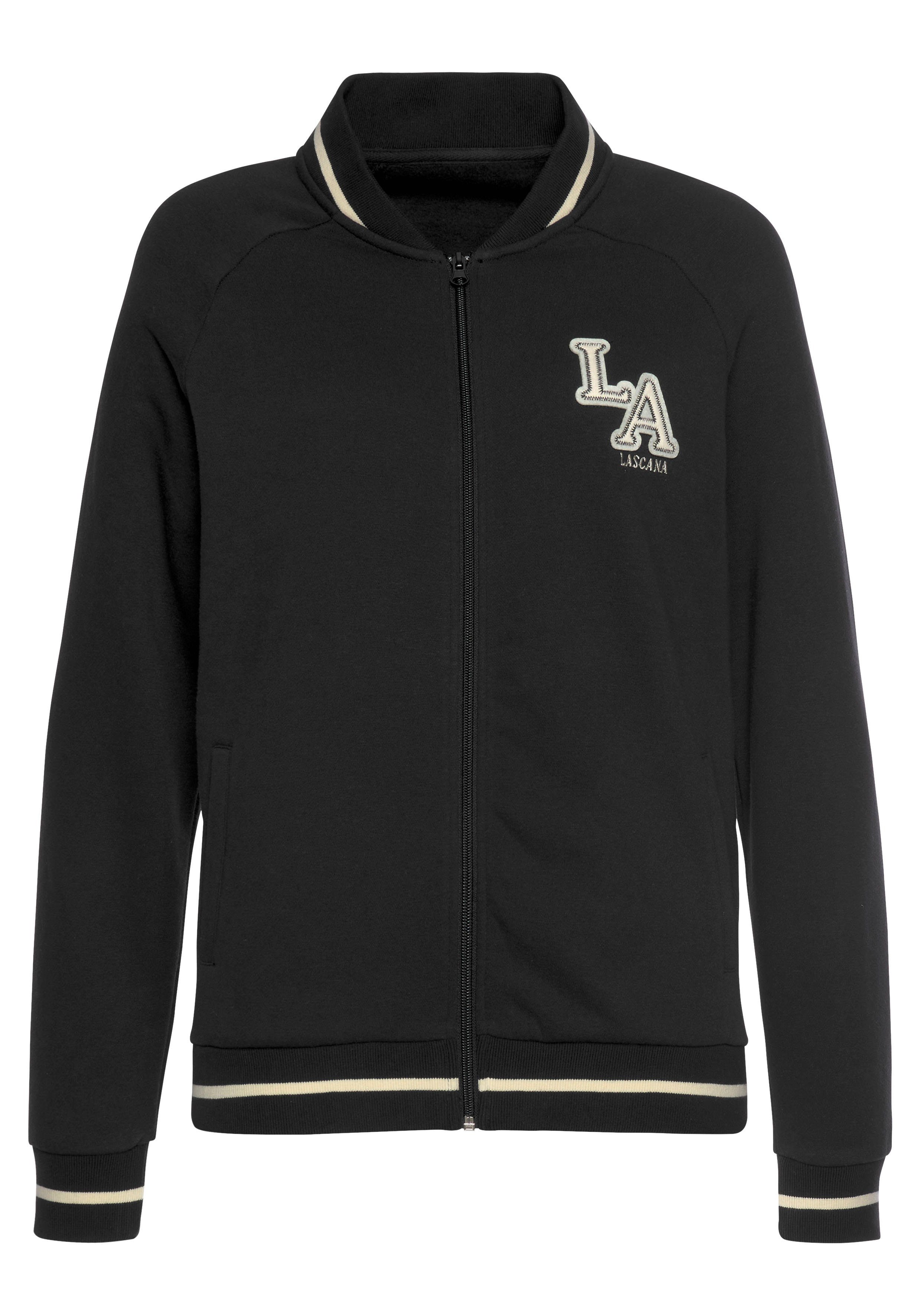 LASCANA Sweatjacke Loungeanzug