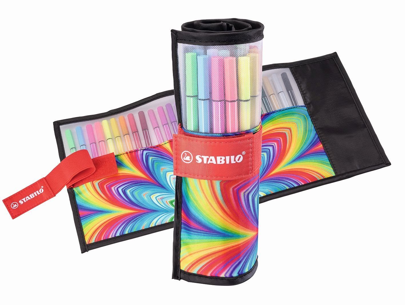 STABILO STABILO Fasermaler Pen 68, 25er Rollerset ARTY Edition Tintenpatrone