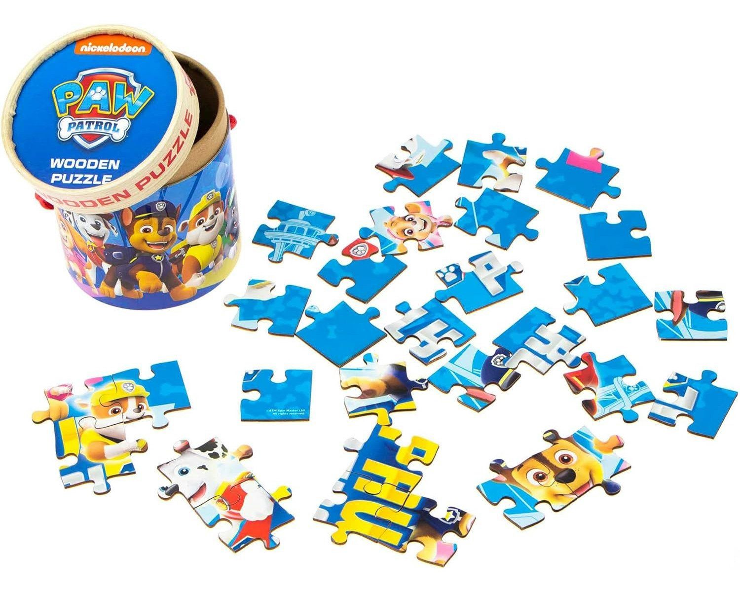 Master nachhaltigen Paw Puzzle), Set Spiel, Spin Memo, Patrol Spiele-Set (Domino, aus Materialien 3er Holzspiele