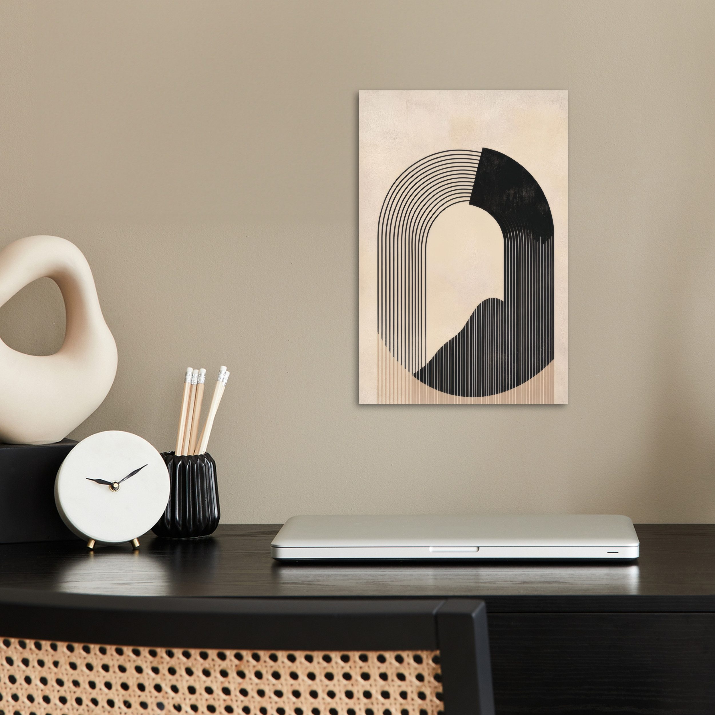 MuchoWow Poster Grafisches geschwungenes Muster - günstig online kaufen
