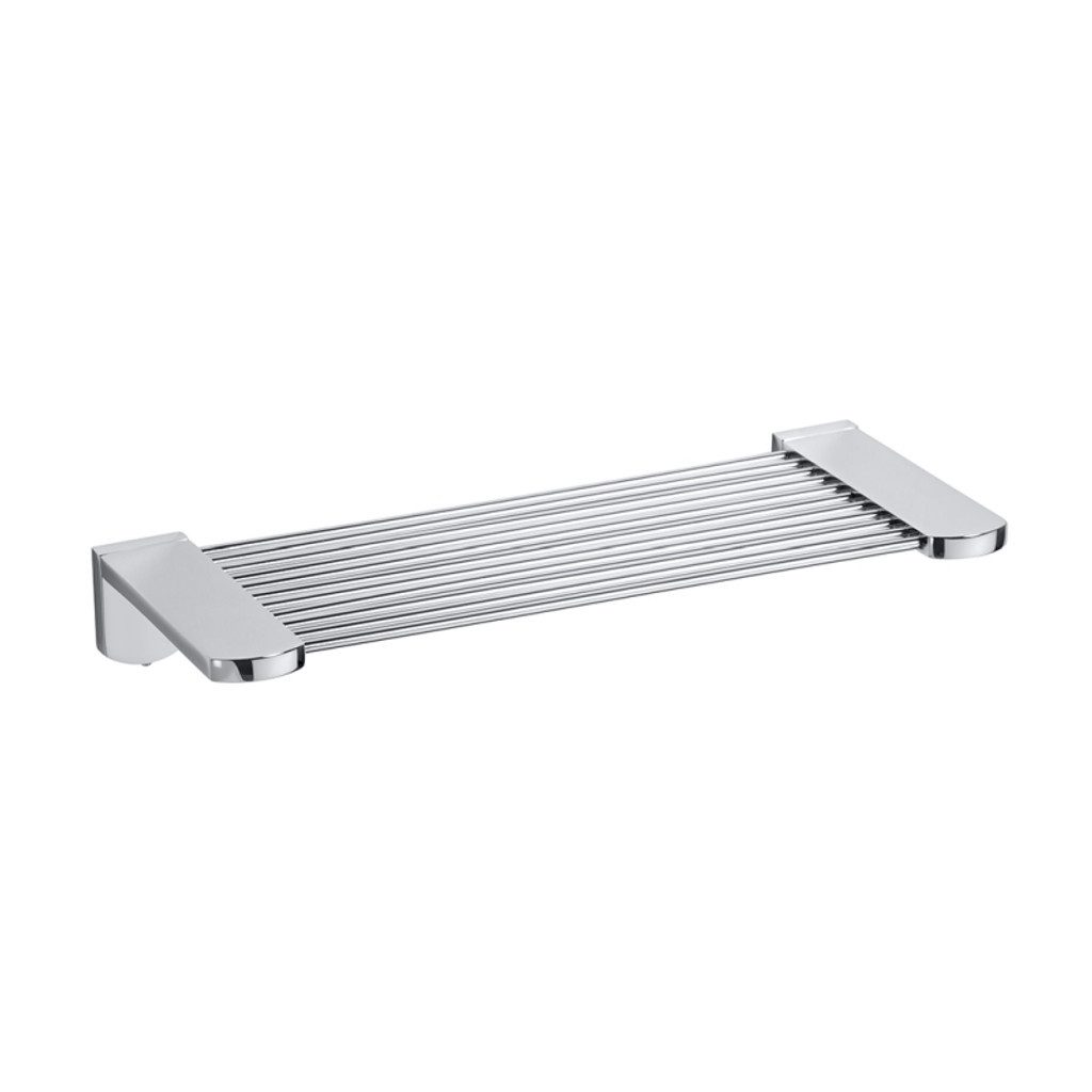 BRILLANTBAD® Duschablage BOMEGA Seifenablage Messing Chrom poliert für Bad & Küche >> Bohren