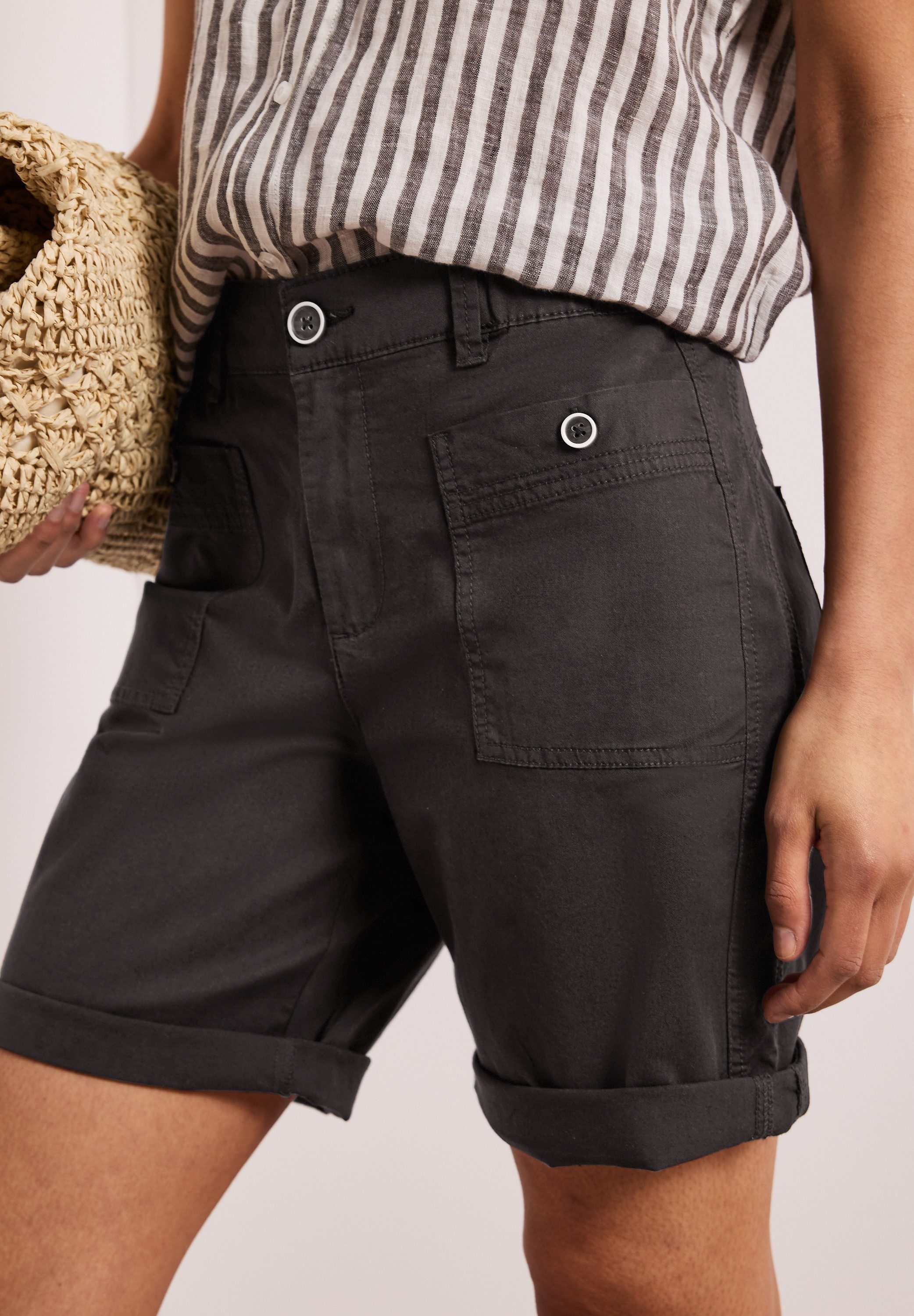 STREET ONE Bermudas Style Yulius Sommershorts mit Turn-Up
