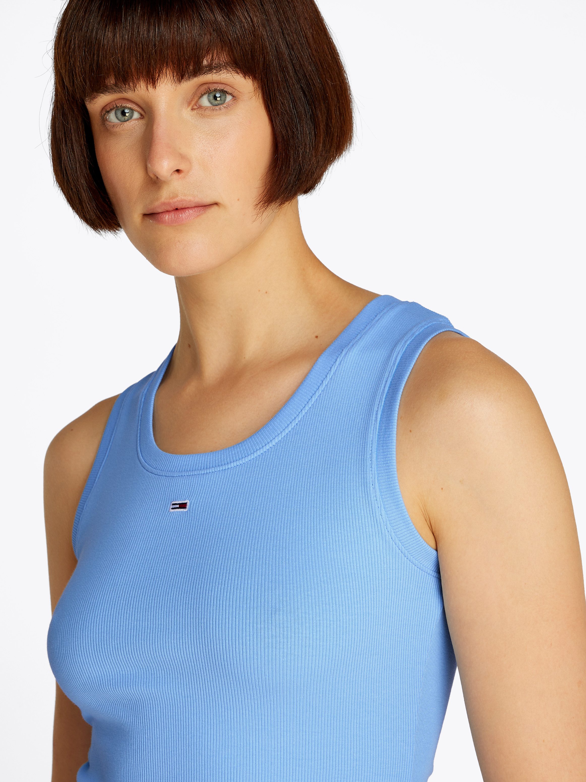 Tommy Jeans Tanktop TJW ESSENTIAL RIB TANK EXT mit gerippter Struktur günstig online kaufen