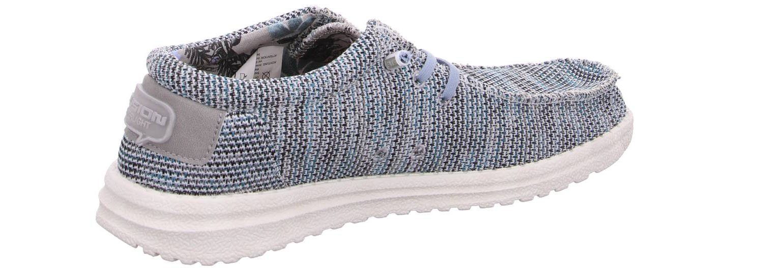 Fusion Fusion Jack Grey Melange Heavy Knitt Blue Slipper