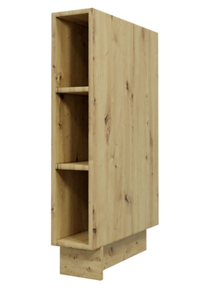 Feldmann-Wohnen Unterschrank (1-St) 15cm Farbe wählbar mit 3 Ablageböden